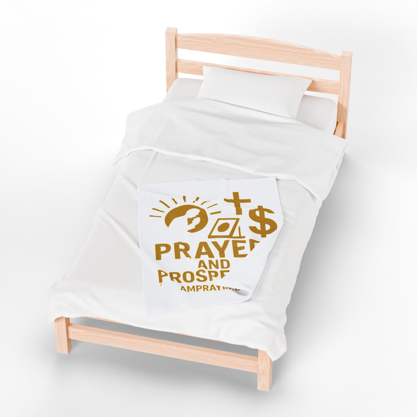 Golden Drip Prayer and Prosperity Blanket (3 Sizes)