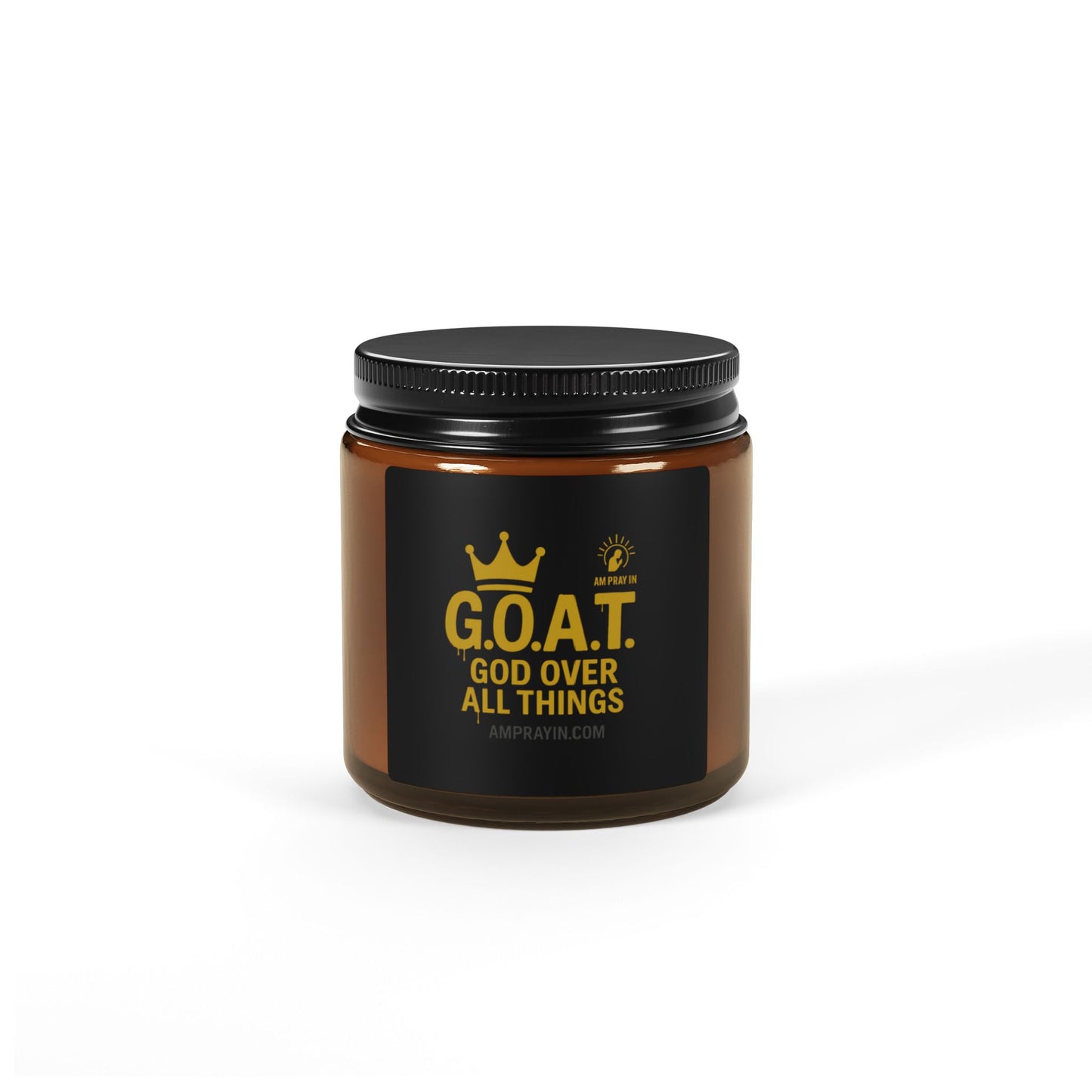 Scented Soy Candle - G.O.A.T. (God Over All Things) - (Multiple Scents & Sizes)