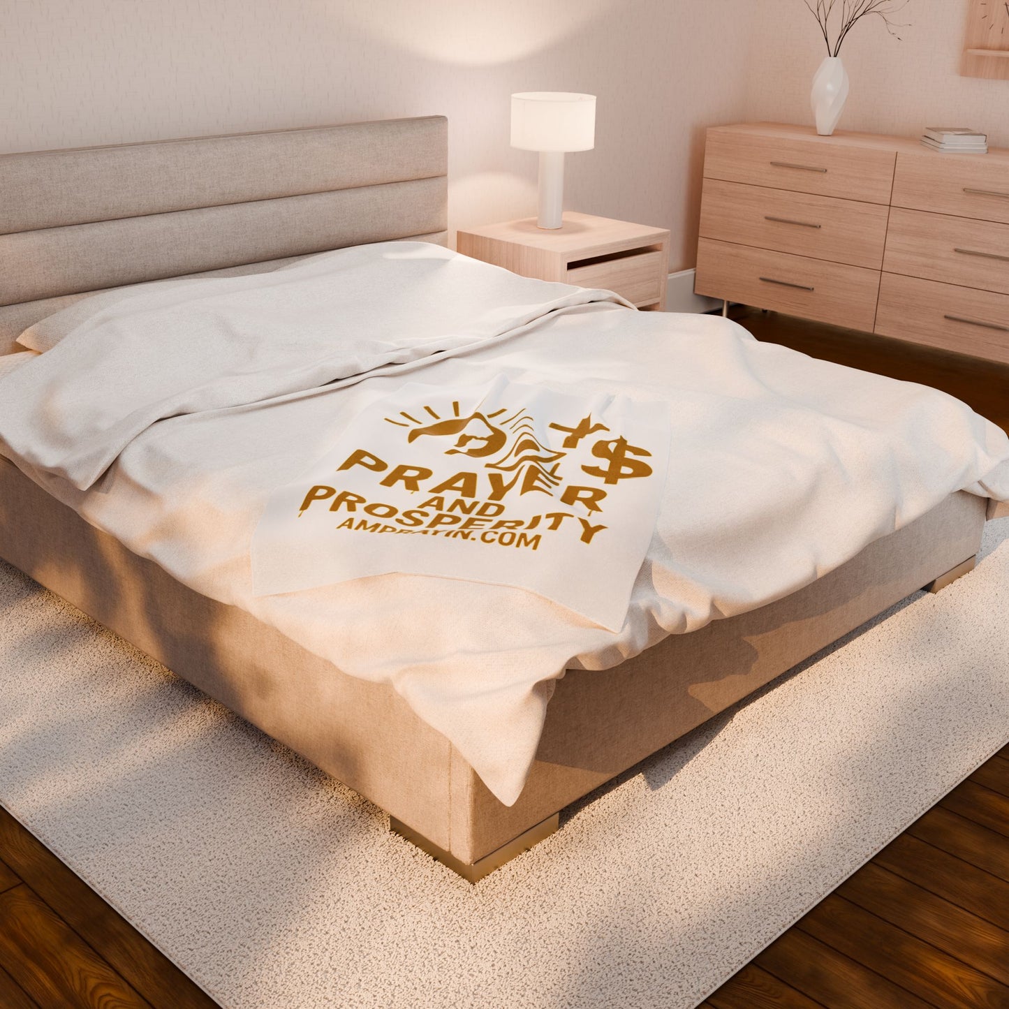 Golden Drip Prayer and Prosperity Blanket (3 Sizes)