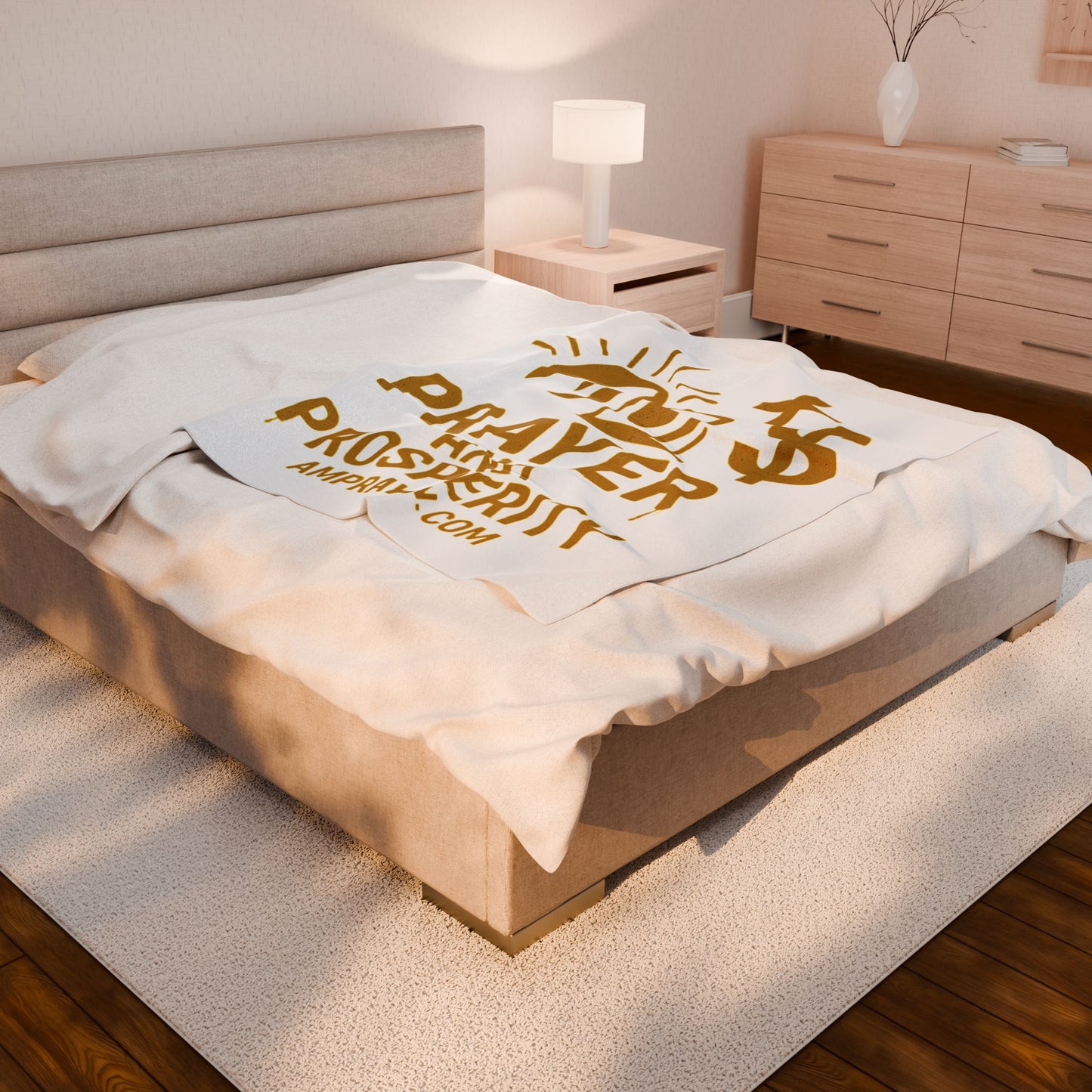 Golden Drip Prayer and Prosperity Blanket (3 Sizes)