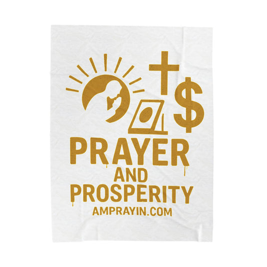 Golden Drip Prayer and Prosperity Blanket (3 Sizes)