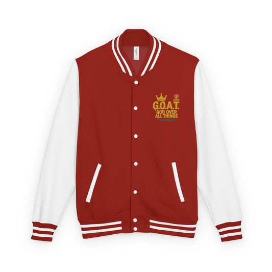 G.O.A.T. Letterman Jacket (Multiple Colors)
