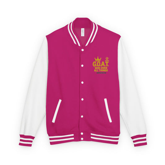 G.O.A.T. Letterman Jacket (Multiple Colors)