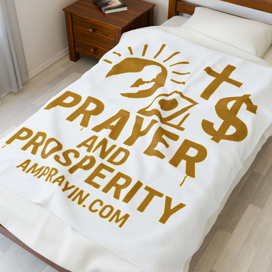 Golden Drip Prayer and Prosperity Blanket (3 Sizes)